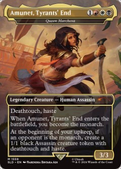 Queen Marchesa - Amunet, Tyrants' End Secret Lair Drop - Assassin's Creed Art